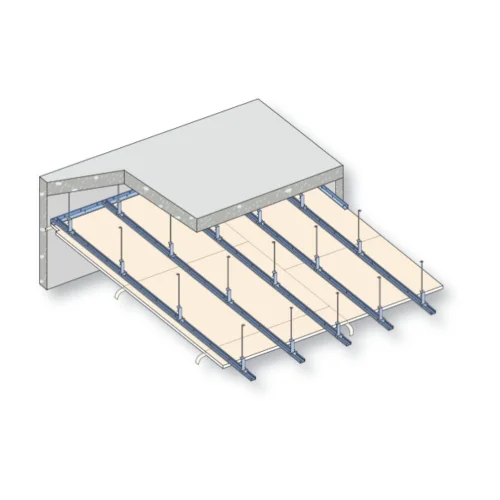 Forro de drywall estruturado